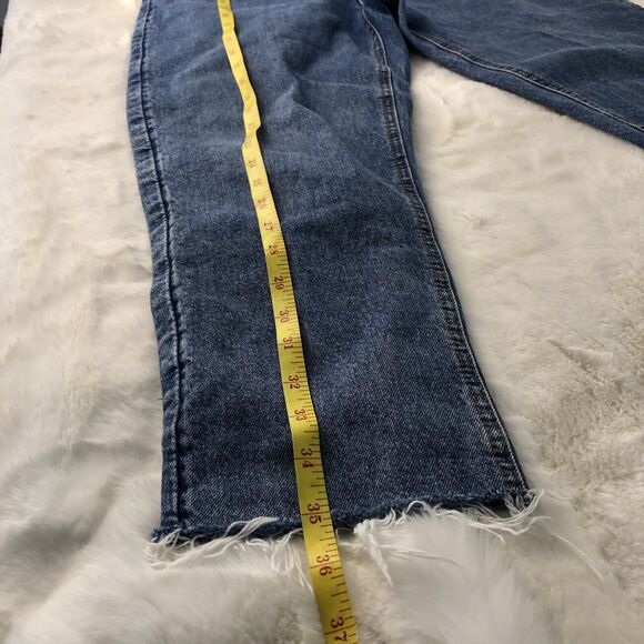 H&M &Denim High Waist Loose Mom Jeans 8 Short - Picture 10 of 14